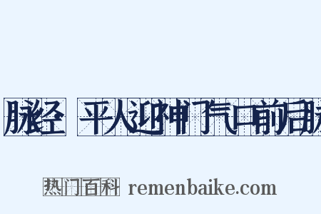 脉经·平人迎神门气口前后脉是什么意思的图片